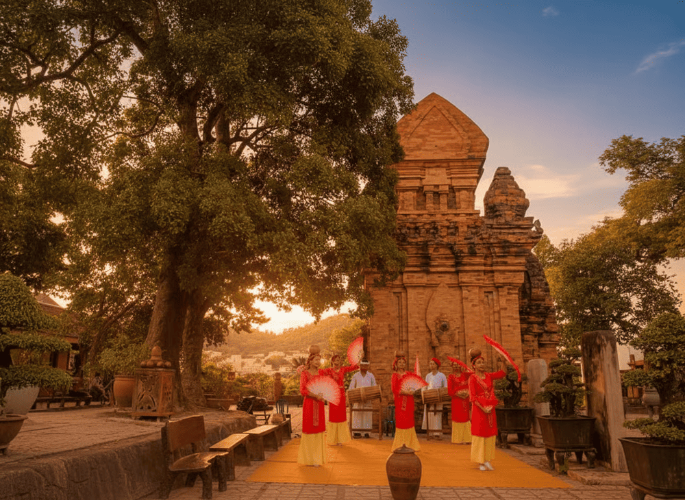 The temple stands as a testament to the Cham people’s deep cultural and spiritual legacy